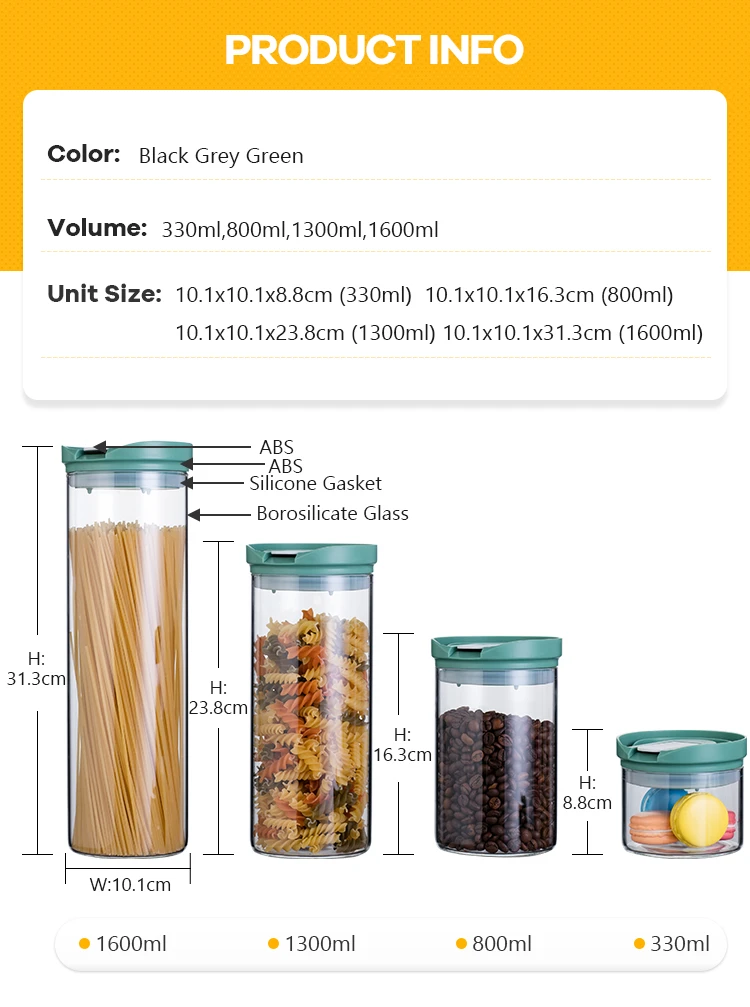 Flip Tight Glass Food Storage Containers #99082000