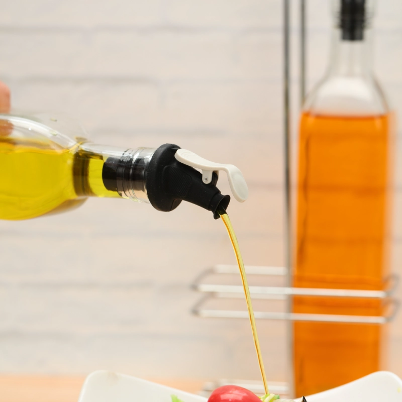 Food Oil Dispenser with One-finger Operated Cap Lid #89611001 (3)