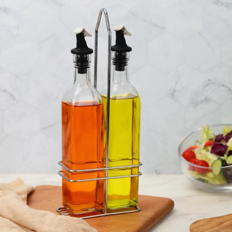 Food Oil Dispenser with One-finger Operated Cap Lid #89611001