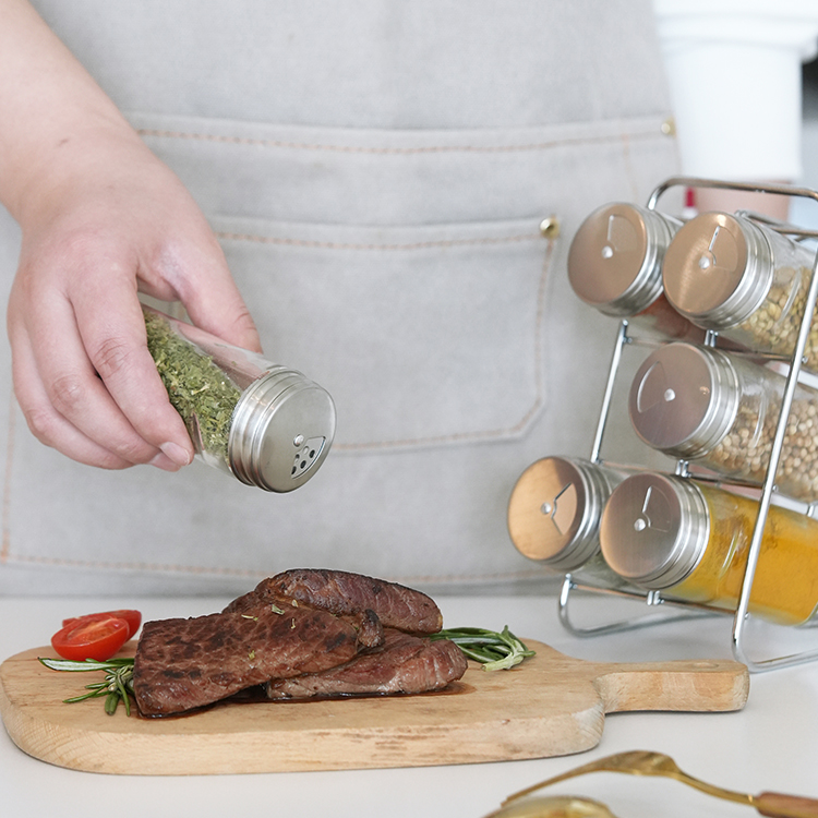 Spice Jars Stainless Steel Lid #7884A001