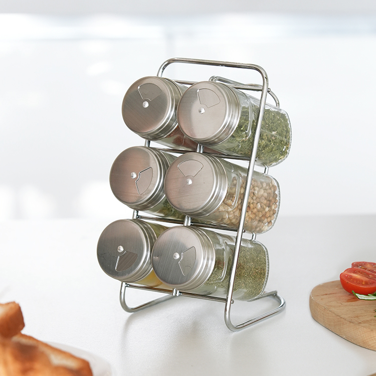 Spice Jars Stainless Steel Lid #7884A001