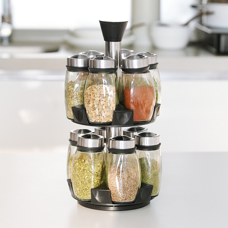 2 Tier Revolving Spice Rack #8632002