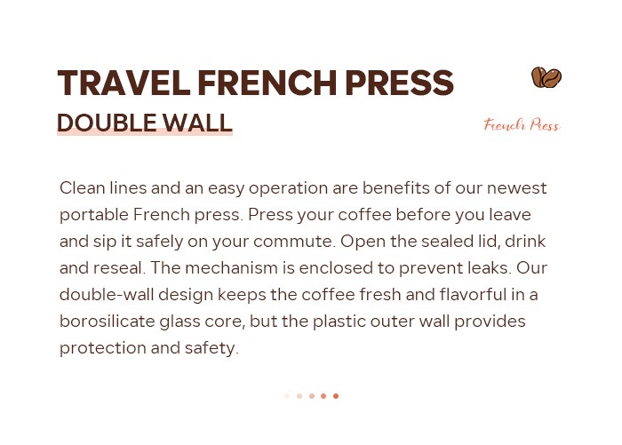 A Portable Press For Coffee On The Go