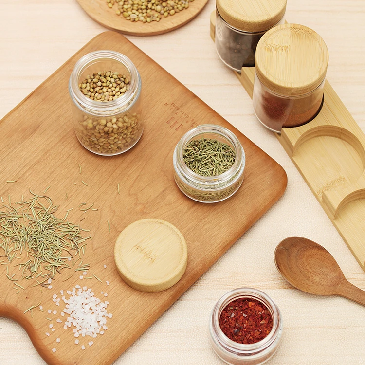 Bamboo Lid Spice Jars #79399001 (17)