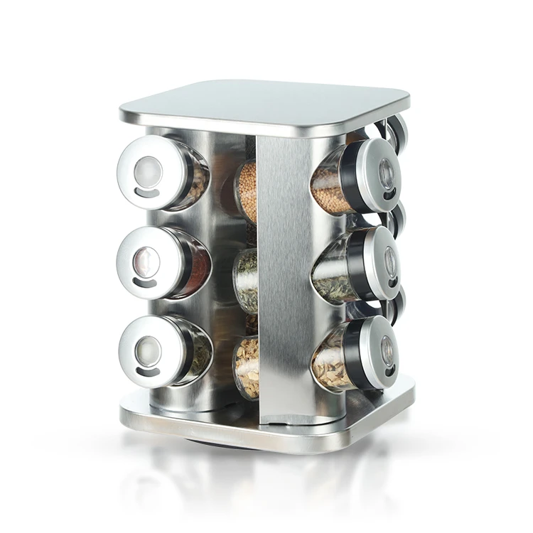 Revolving Stainless Steel Spice Rack#79420004 (9)