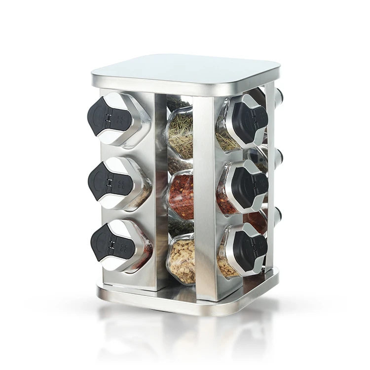 Stainless Steel Rotating Spice Rack #79342008 (11)