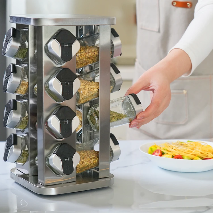 Stainless Steel Rotating Spice Rack #79342008 (8)