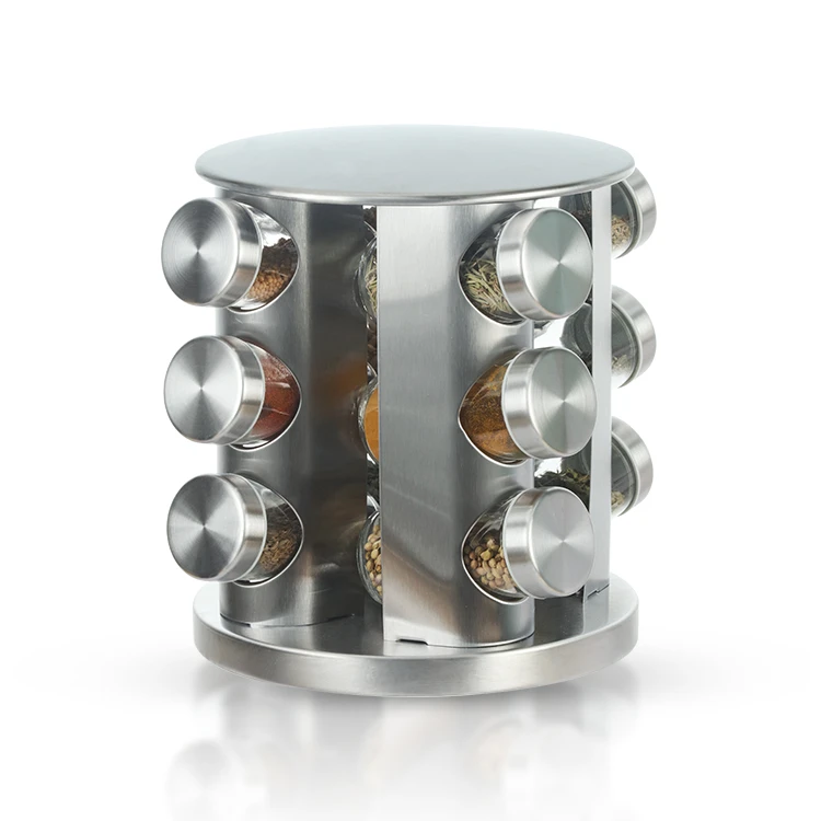 Stainless Steel Spinning Spice Holder #7941A004 (8)