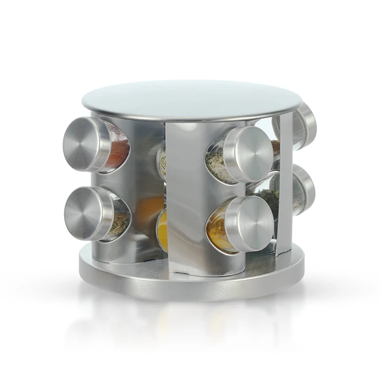 Stainless Steel Spinning Spice Holder #7941A004 (9)