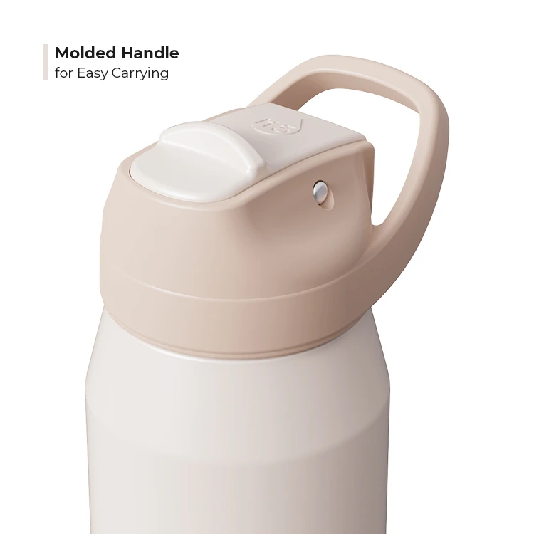 Custom 1L insulated water bottle with straw #69746001