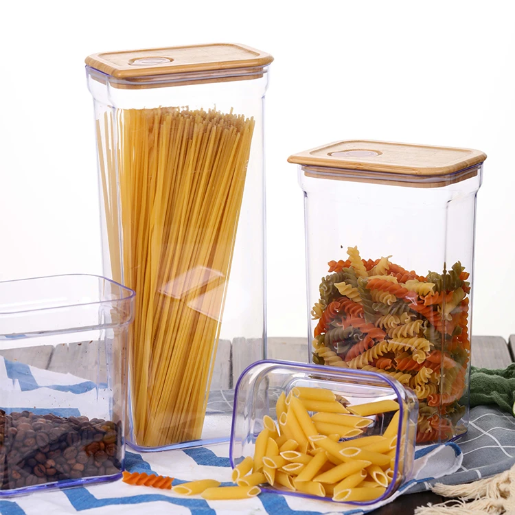 Bamboo Lid Jars for Kitchen #98179000