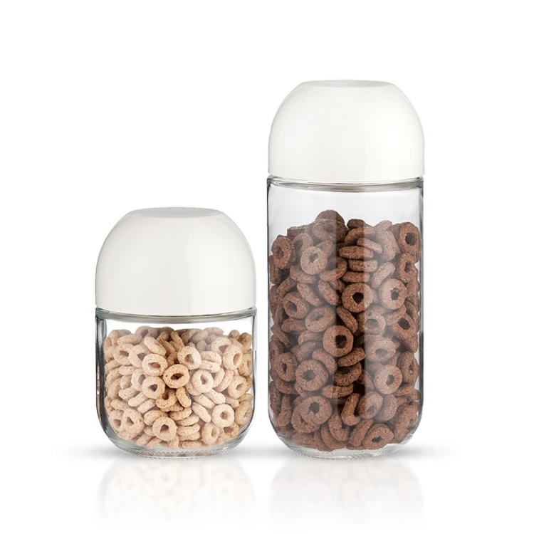 Kitchen Glass Jars Measured Screw Lids #98401001