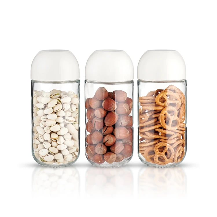 Kitchen Glass Jars Measured Screw Lids #98401001