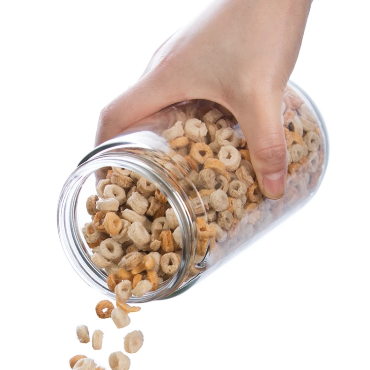 Kitchen Glass Jars Measured Screw Lids #98401001