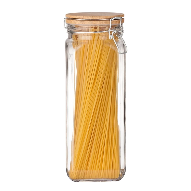 Glas voedsel pot klem vergrendeling deksel #98659001