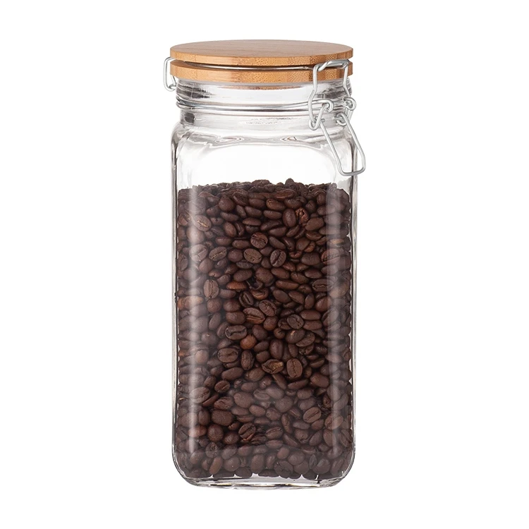 Glas voedsel pot klem vergrendeling deksel #98659001