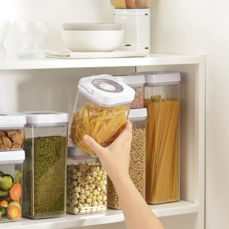 Airtight Plastic Storage Jar SAVE-THE-DATE LID #99262010