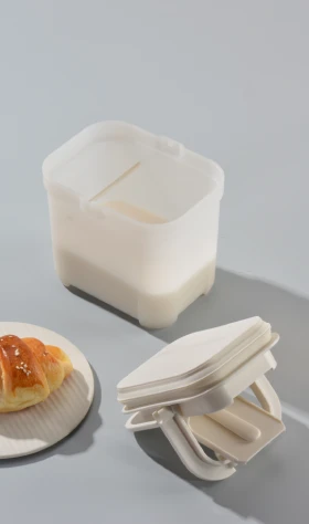 Melkpoeder opslagcontainer met lepel / baby formule dispenser #99352021