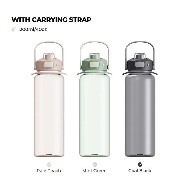 BPA-free Plastic Large Sports Water Bottle - Handle and Lock Lid #69856001 (3)