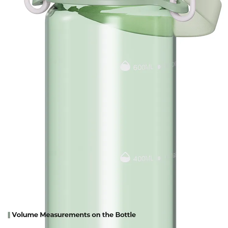 BPA-free Plastic Large Sports Water Bottle - Handle and Lock Lid #69856001