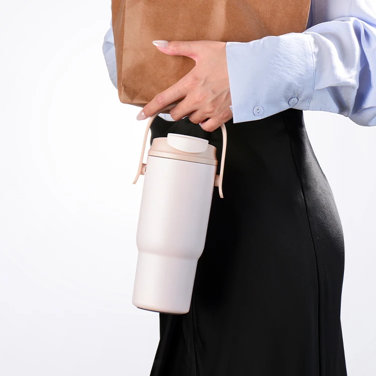 20 oz Hot and Cold Coffee Tumbler with Strap and Straw #69696002 (6)