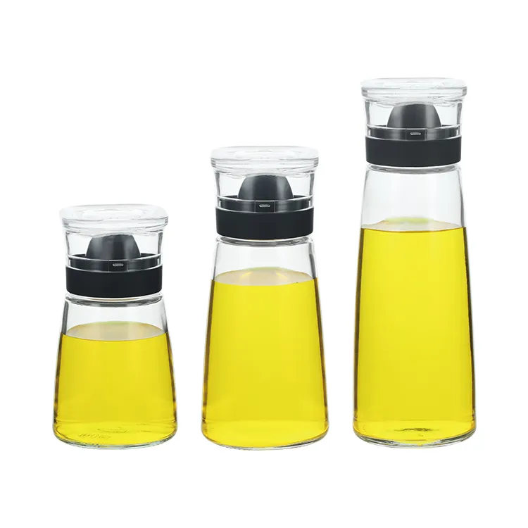 Clear Glass Oil and Vinegar Dispenser Dual Pouring Spout #79452001 (8)