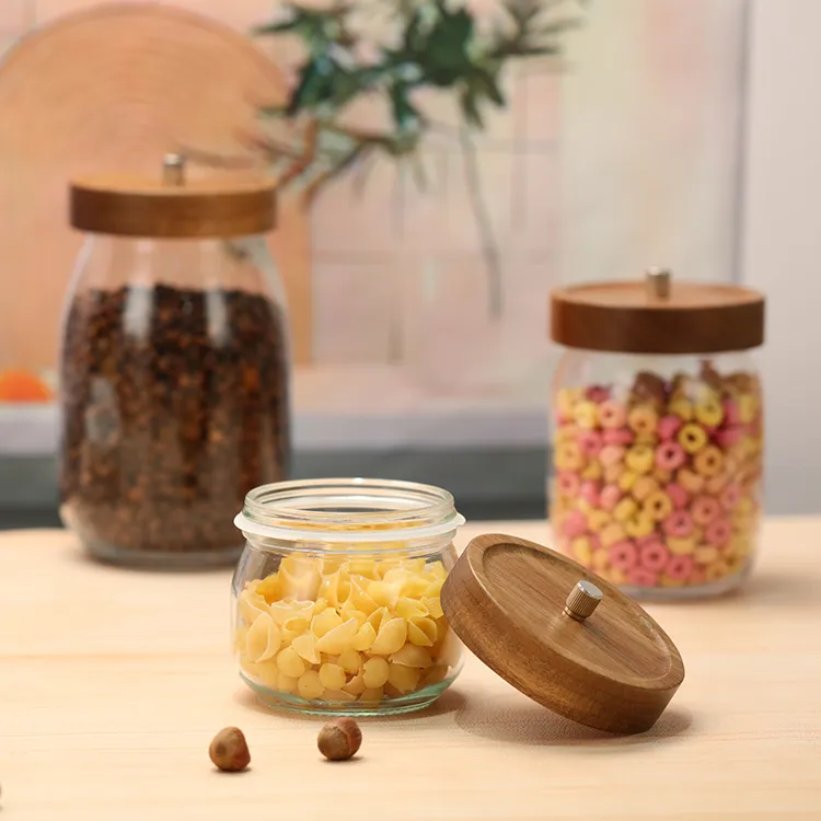 Glass Canister with Bamboo Lid - ECO-FRIENDLY#99449001 (1)