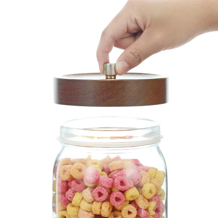 Glass Canister with Bamboo Lid - ECO-FRIENDLY#99449001 (2)