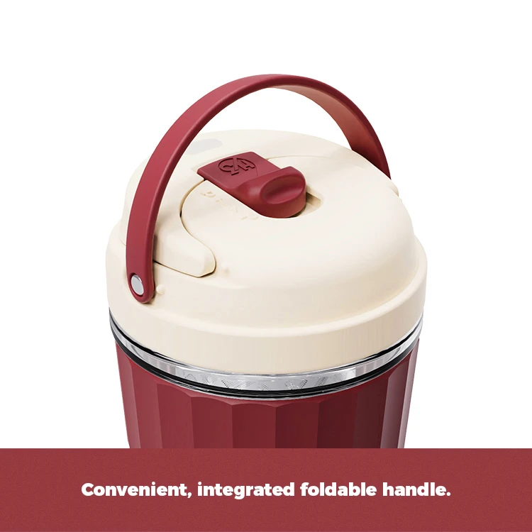Glass Coffee Tumbler with Handle and SafeLOK Lid #69551002 (5)