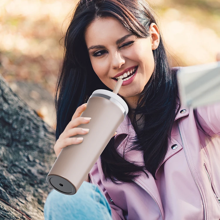 Insulated Tumbler with Straw - DUAL-OPTION #69921001 (8)
