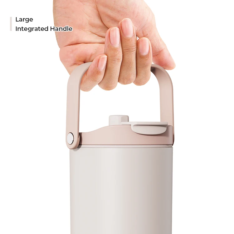 Large Double Wall Stainless Steel Tumbler with Straw #69726001 (2)