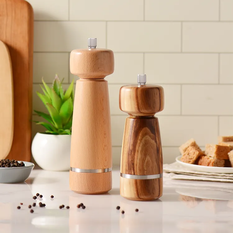 Wood Pepper and Salt Grinders - MONARCH RING #89899002 (5)