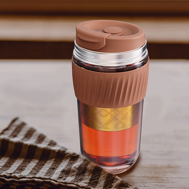 Glass Travel Mug with Filter- Eco-friendly #69404022 (1)