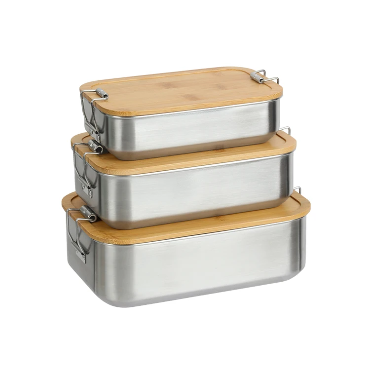 Stainless Steel Food Container with Bamboo Lid #99489001 (4)