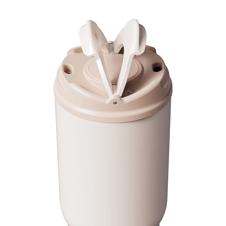 Edelstahl Reise Kaffeebecher - Doppel Sip #69666022