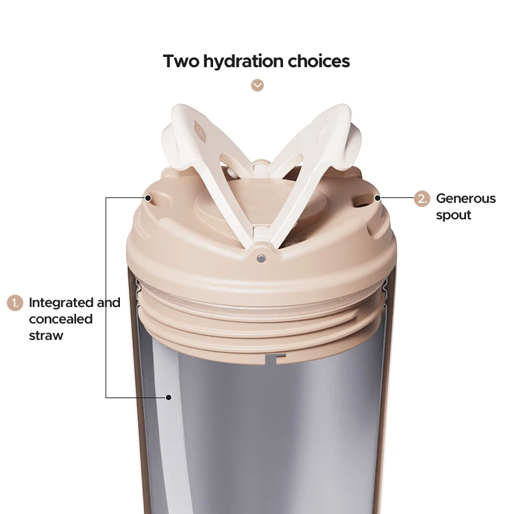 Edelstahl Reise Kaffeebecher - Doppel Sip #69666022 (8)