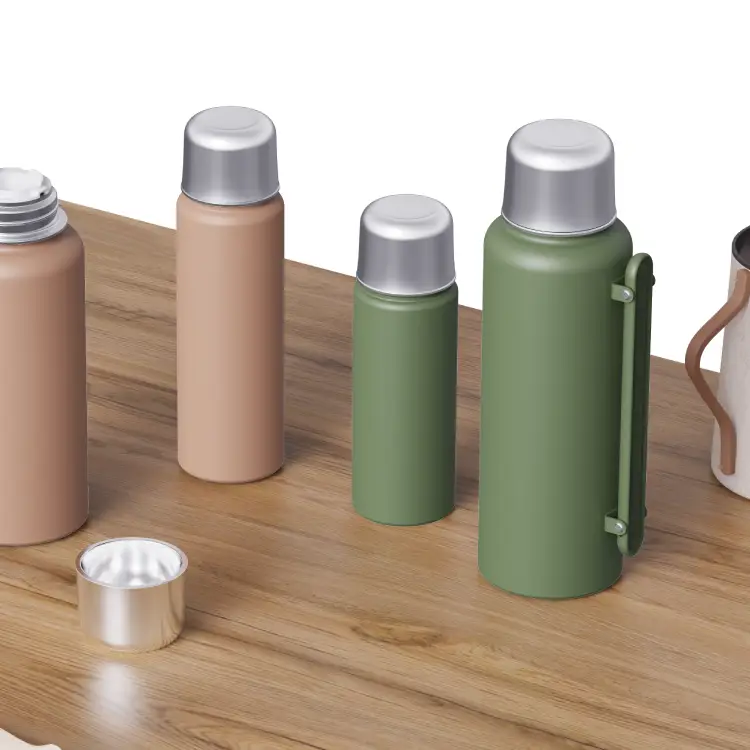 Slimline Thermal Bottle with Dual Lid #69114003