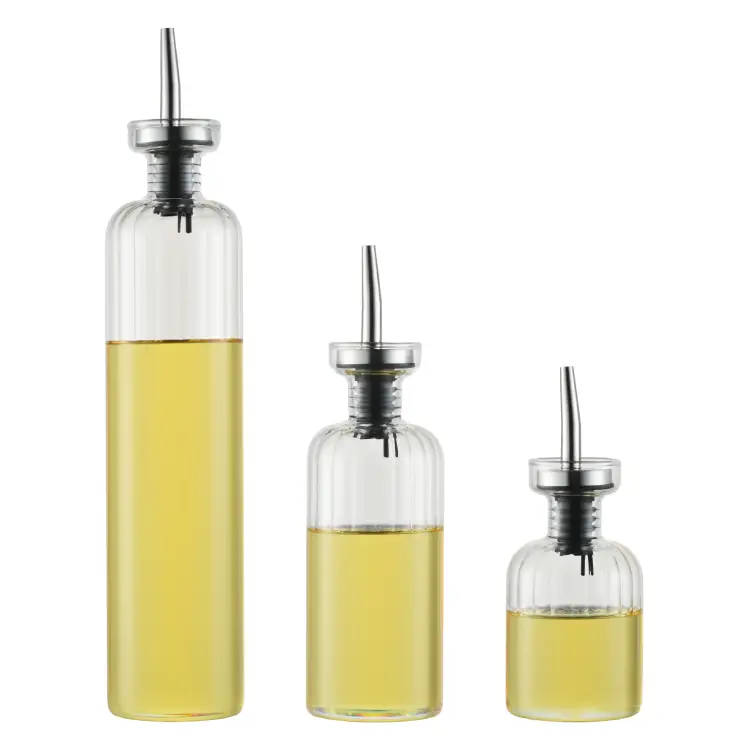Borosilicate Glass Oil Dispenser Bottle S/S Spout #8775A002