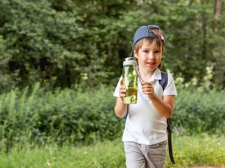 a boy who wants to drink water