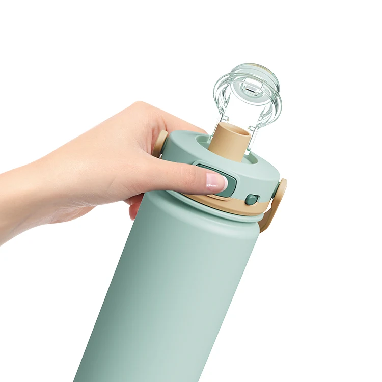 Double Wall Stainless Steel Drink Bottle - CLEARLOK LID