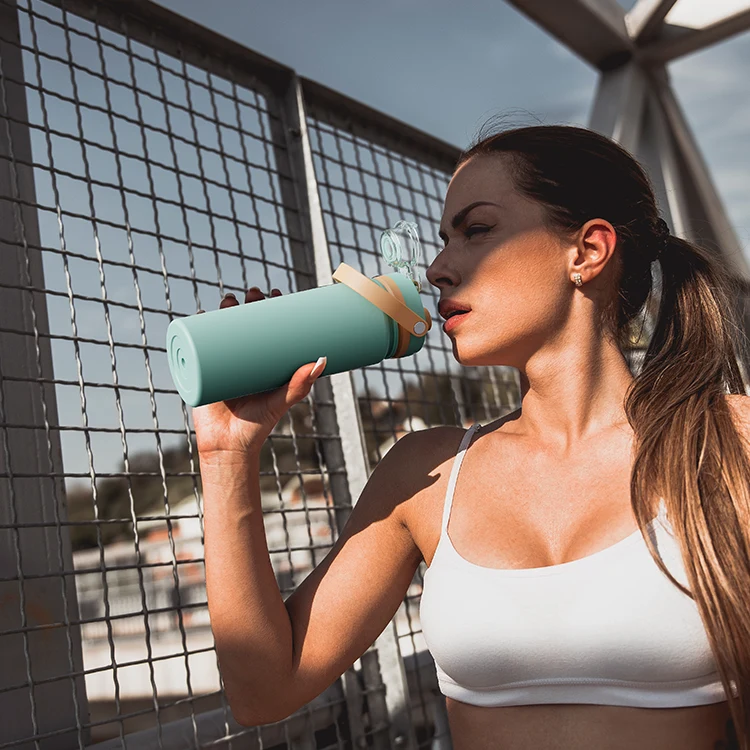 Double Wall Stainless Steel Drink Bottle - CLEARLOK LID