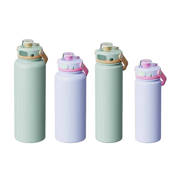 Double Wall Stainless Steel Drink Bottle - CLEARLOK LID