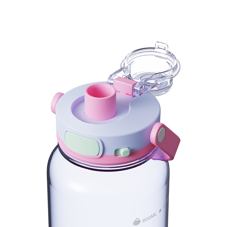 GYM Water Bottle with Handle and Lock Lid #66308001