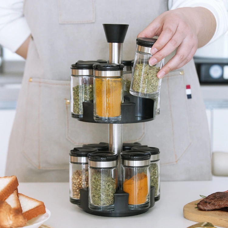 Rotating Spice Tower Display
