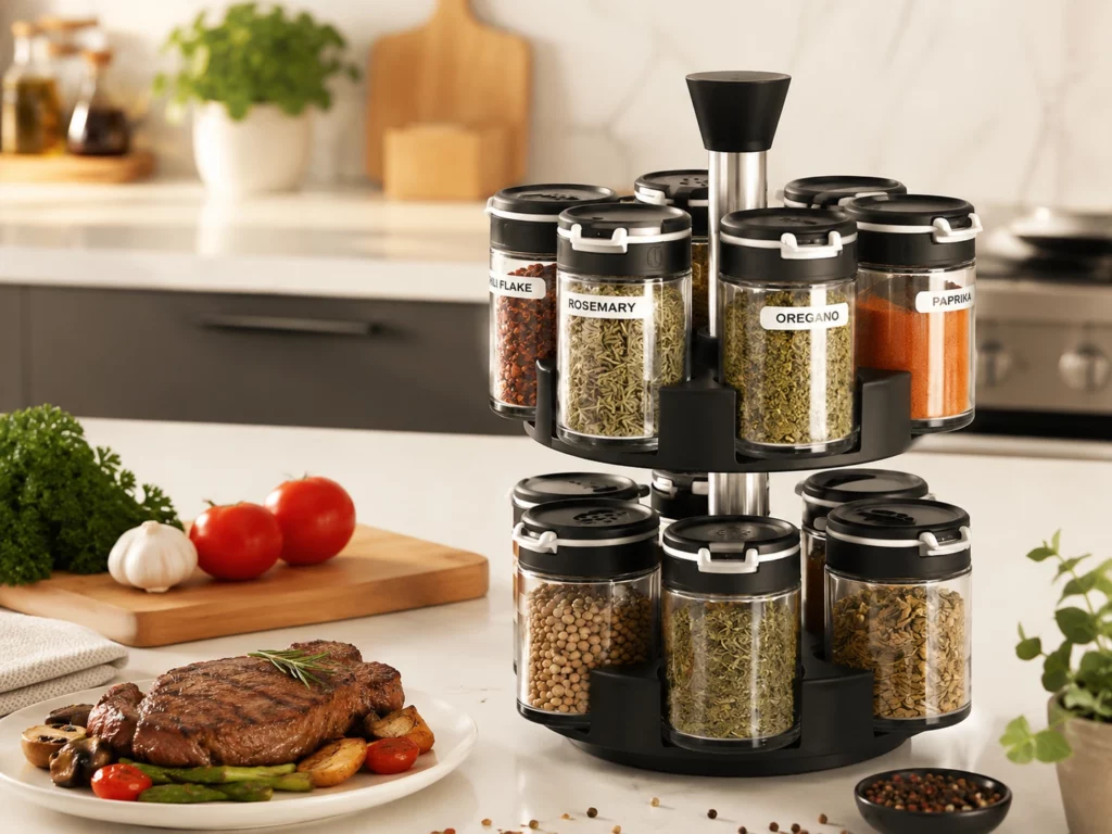 Why Do Some Rotating Spice Rack Sets Sell Better and Get Fewer Returns_